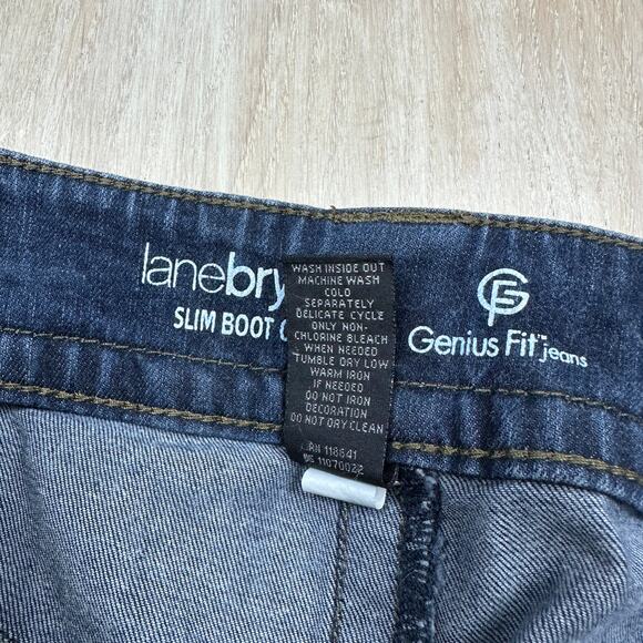 Lane Bryant Slim Bootcut Genius Fit Stretch Casual Basic Everyday Denim Jeans 16 - Picture 15 of 15